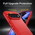 Google Pixel 11 Pro XL børstet TPU-deksel - karbonfiber