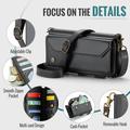 Google Pixel 11 Pro XL CaseMe C36 RFID-blokkerende lommeboketui - svart