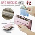 Google Pixel 11 Pro XL CaseMe C36 RFID-blokkerende lommeboketui - Rosa