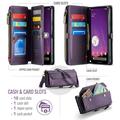 Google Pixel 11 Pro XL CaseMe C36 RFID-blokkerende lommeboketui - Lilla