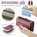 Google Pixel 11 Pro XL CaseMe C36 RFID-blokkerende lommeboketui - Rød