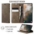 Google Pixel 11 Pro XL Caseme 033 Lommebok-etui med kalvestruktur og RFID-blokkering