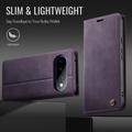 Google Pixel 11 Pro XL Caseme 033 Lommebok-etui med kalvestruktur og RFID-blokkering - Lilla