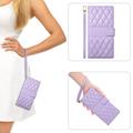 Google Pixel 11 Pro XL Luksuriøst Vattert Lommeboketui - lilla