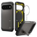 Google Pixel 11 Pro XL Spigen Tough Armor Mag-deksel - Våpenmetall