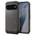 Google Pixel 11 Pro XL Spigen Tough Armor Mag-deksel - Våpenmetall