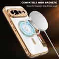 Google Pixel 11 Pro XL Stilig magnetisk flipp-deksel med RFID-kortspor - brun