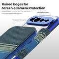 Google Pixel 11 Pro XL Stilig magnetisk flipp-deksel med RFID-kortspor - Blå