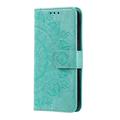 Google Pixel 11 Pro XL Mandala Lommebok-deksel med håndleddsstropp - mintgrønn
