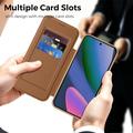 Google Pixel 11 Stilig magnetisk flipp-deksel med RFID-kortspor - brun