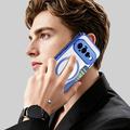 Google Pixel 11 Stilig magnetisk flipp-deksel med RFID-kortspor - Blå