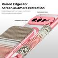 Google Pixel 11 Stilig magnetisk flipp-deksel med RFID-kortspor - rosa