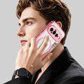 Google Pixel 11 Stilig magnetisk flipp-deksel med RFID-kortspor - rosa