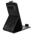 Google Pixel 11/11 Pro vertikalt flip-etui med stativ - svart