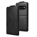 Google Pixel 11/11 Pro vertikalt flip-etui med stativ - svart