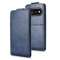 Google Pixel 11/11 Pro vertikalt flip-etui med stativ - mørkeblå