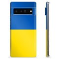 Google Pixel 6 Pro TPU-deksel Ukrainsk flagg - Gul og lyseblå