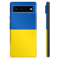 Google Pixel 6 TPU-deksel Ukrainsk flagg - Gul og lyseblå