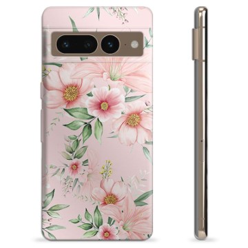 Google Pixel 7 Pro TPU-deksel - Akvarell Blomster