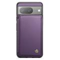 Google Pixel 8 Caseme C22-etui RFID-kortlommebok - lilla