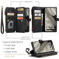 Google Pixel 8 Caseme C30 Multifunksjonell Lommebok-deksel - Svart