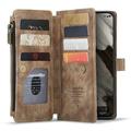 Google Pixel 8 Caseme C30 Multifunksjonell Lommebok-deksel - Brun