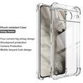 Google Pixel 8 Imak Drop-Proof TPU-deksel - Gjennomsiktig