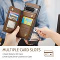 Google Pixel 8 Pro Caseme C22-etui RFID-kortlommebok - brun