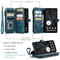 Google Pixel 8 Pro Caseme C30 Multifunksjonell Lommebok-deksel - Blå