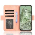 Google Pixel 8a Lommebok-deksel med Kortholder - Rosa