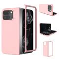Google Pixel 9 Pro Fold Gummiert Plastdeksel - Rosa