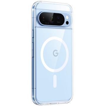 Google Pixel 9 Pro XL Torras X-Shock MagSafe TPU-deksel - Genomskinlig