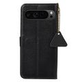 Google Pixel 9 Pro XL Lommebok-deksel i Lær med RFID - Svart