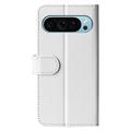 Google Pixel 9/9 Pro Lommebok-deksel med Magnetisk Lukning - Hvit