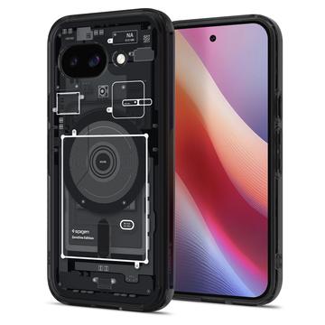 Google Pixel 9a Spigen Ultra Hybrid Mag Deksel - Svart / Zero One
