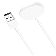 Google Pixel Watch 4 USB-A magnetisk ladekabel - 1m - hvit