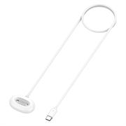 Google Pixel Watch 4 USB-C magnetisk ladekabel - 1m - hvit