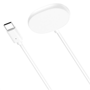 Google Pixel Watch 4 USB-C magnetisk ladekabel - 1m - hvit