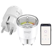 Gosund EP2 WiFi Smart Plug - 2500W, 10A, Tuya - hvit