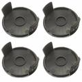 Sett med erstatningsspoledeksel for gresstrimmer - kompatibel med Parkside-modeller - 4 deler.