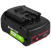 Green Cell-batteri for Bosch GBA 18V 4Ah