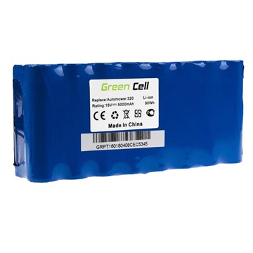 Green Cell Batteri - Husqvarna Automower 320, 330X, 430 (Åpen Emballasje - Tilfredsstillende) - 5Ah