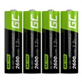 Green Cell HR6 Oppladbare AA Batterier - 2600mAh - 1x4