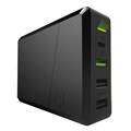 Green Cell Power Source Rask Dockingstasjon - USB-C PD, 3x USB - 75W