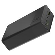 Green Cell PowerPlay 30 hurtigladende powerbank 30000mAh - svart