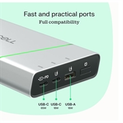 Green Cell PowerPlay Pro 20800mAh powerbank 65W - sølv