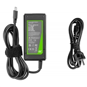 Green Cell Pro USB-C-strømadapter - MacBook, Lenovo, Asus, Dell, Samsung, HP - 45W