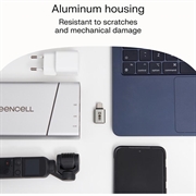 Green Cell USB-C til USB-A OTG-adapter - 480Mbps, 2.4A, 12W - Sølv