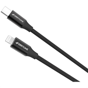 GreyLime 18W Flettet USB-C / Lightning Kabel - MFi-Sertifisert - 1m