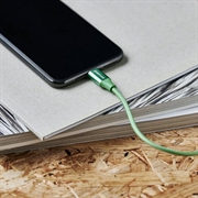GreyLime 18W Flettet USB-C / Lightning Kabel - MFi-Sertifisert - 1m